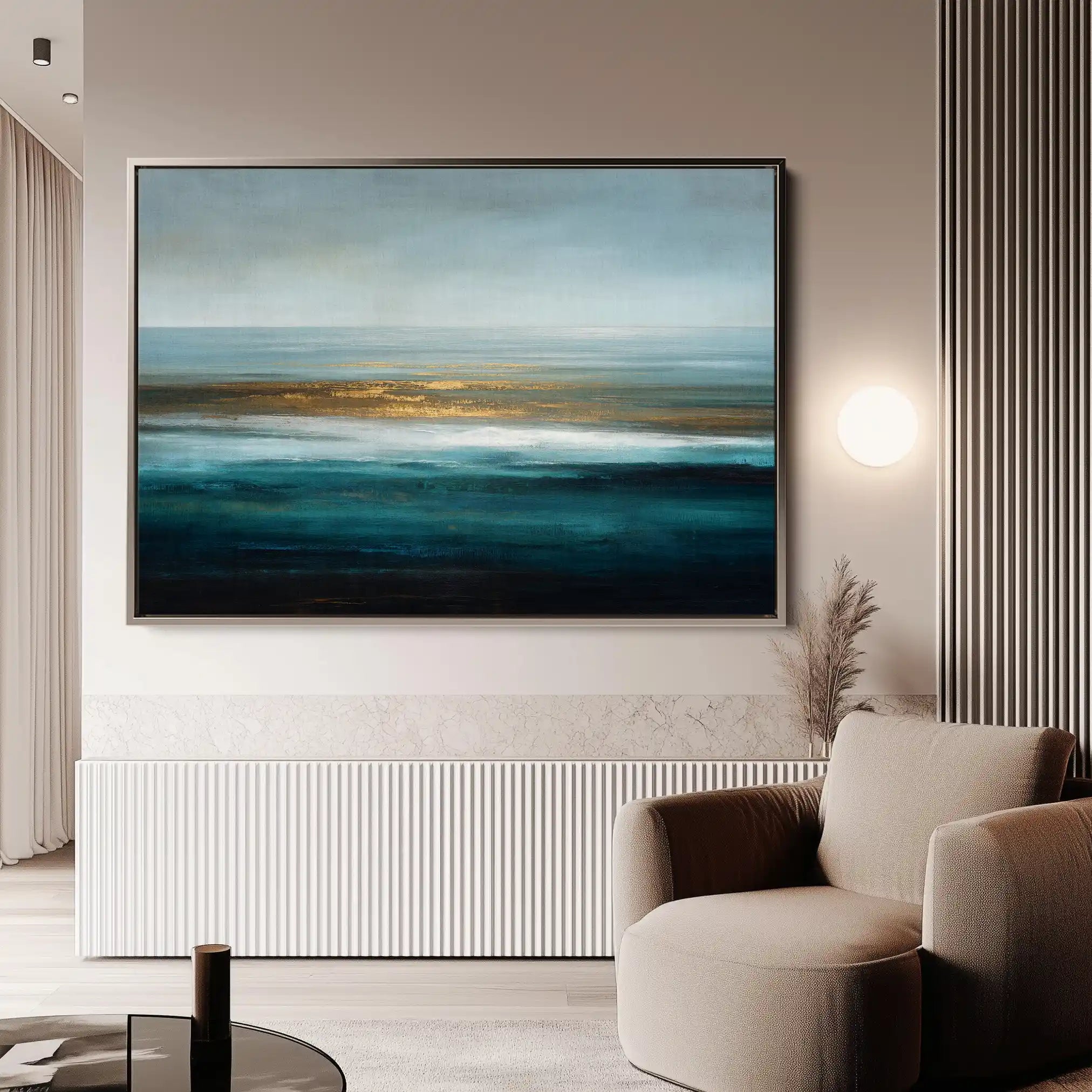 Abstract 1518 Canvas Art 60 x 40 cm / Stretched on hidden frame