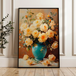 Floral Canvas Wall Art WAD1518-F 90 x 60 cm / Stretched on hidden frame