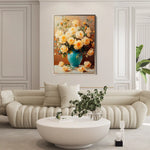 Floral Canvas Wall Art WAD1518-F 90 x 60 cm / Stretched on hidden frame