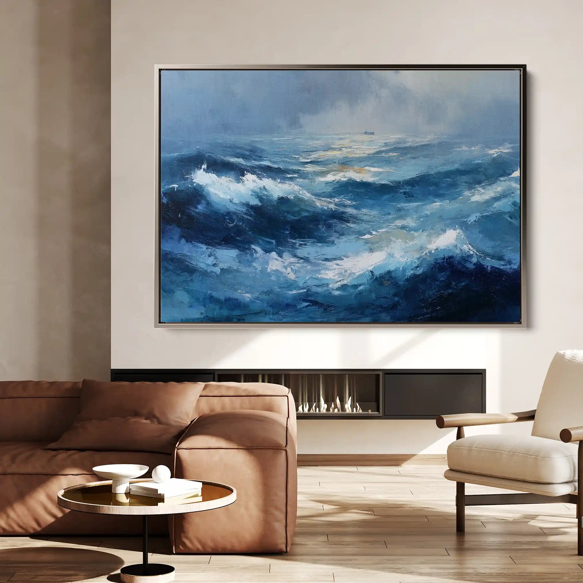 Abstract 1519 Canvas Art 60 x 40 cm / Stretched on hidden frame