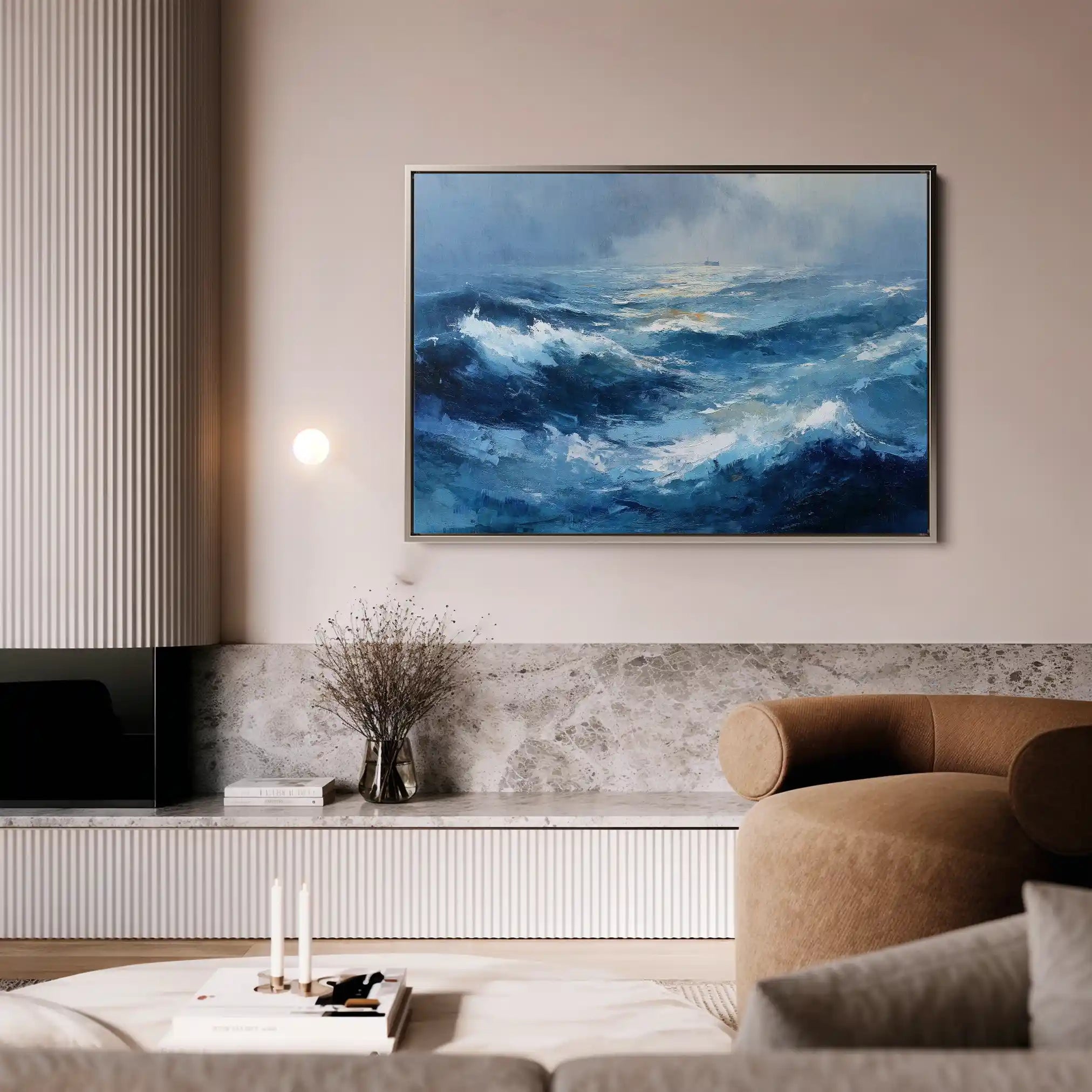 Abstract 1519 Canvas Art 60 x 40 cm / Stretched on hidden frame