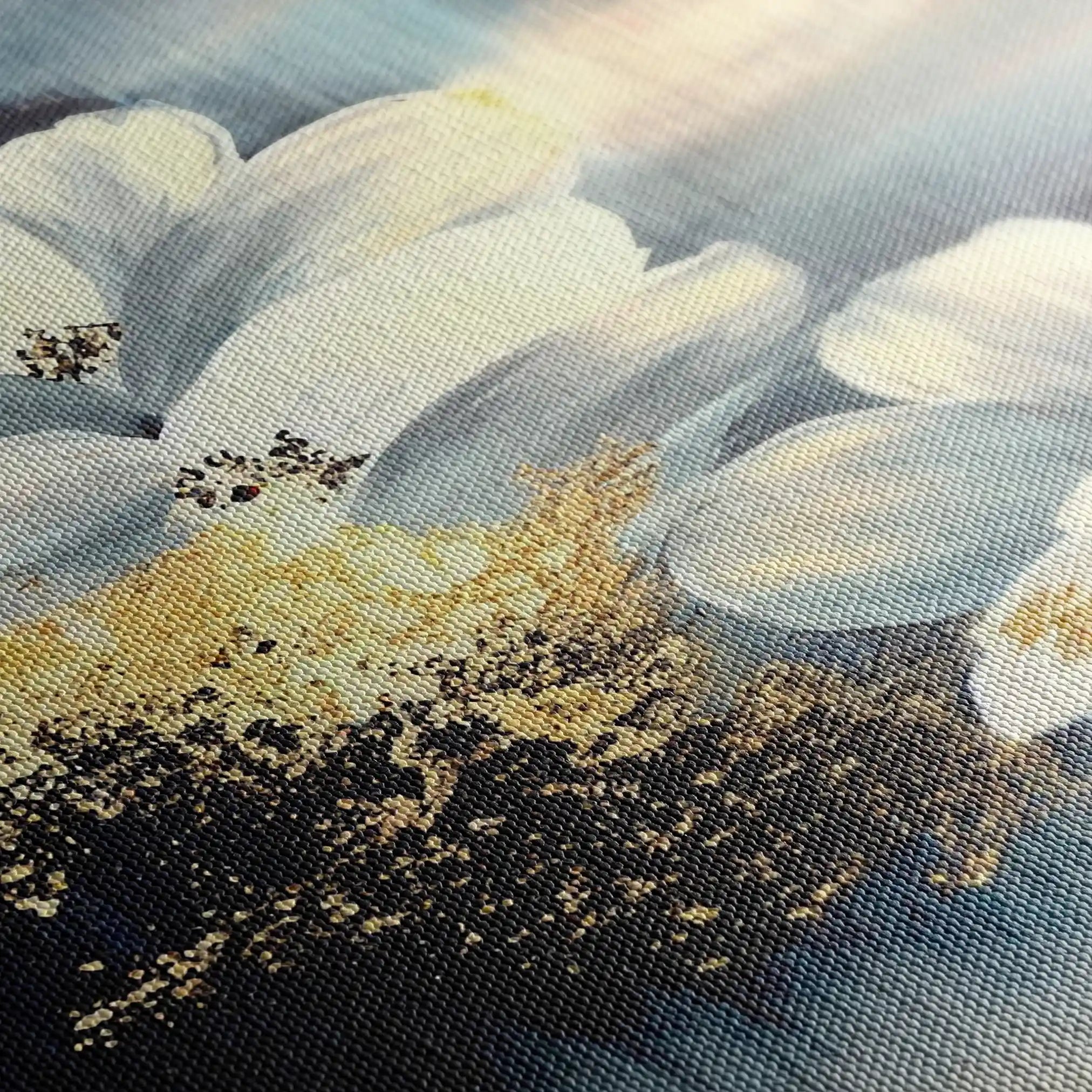 Floral Canvas Wall Art WAD152-F 90 x 60 cm / Stretched on hidden frame