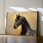 Horses 152 Canvas Art 90 x 60 cm / Stretched on hidden frame