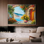 Landscape 152 Canvas Art 90 x 60 cm / Stretched on hidden frame
