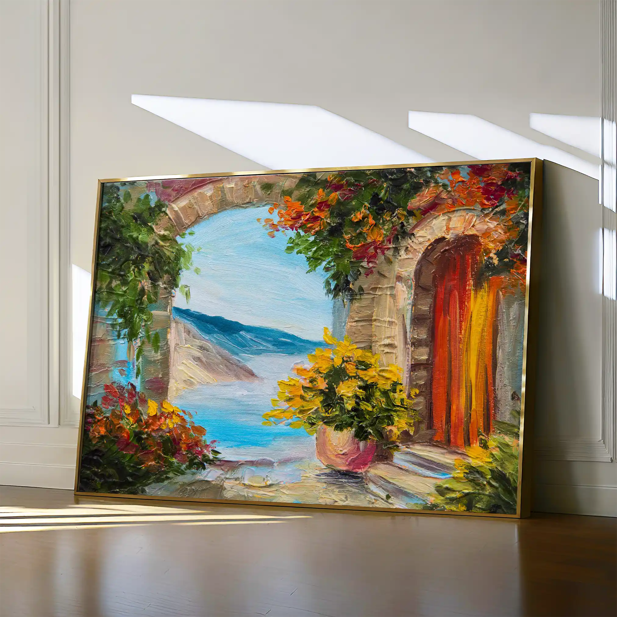Landscape 152 Canvas Art 90 x 60 cm / Stretched on hidden frame
