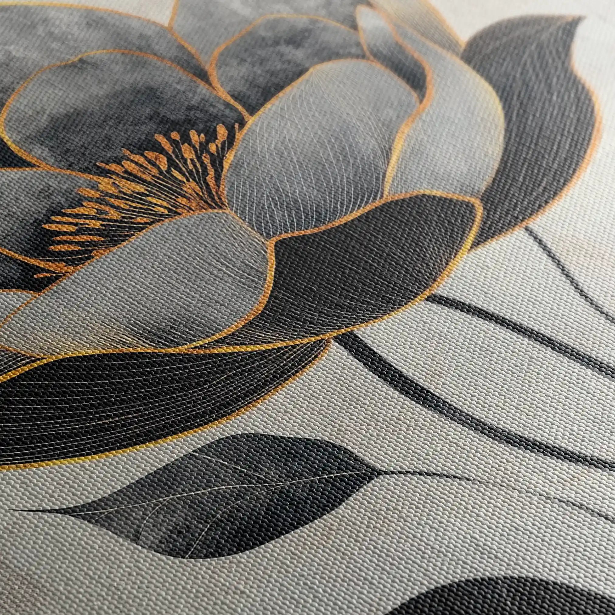 Floral Canvas Wall Art WAD1520-F 90 x 60 cm / Stretched on hidden frame