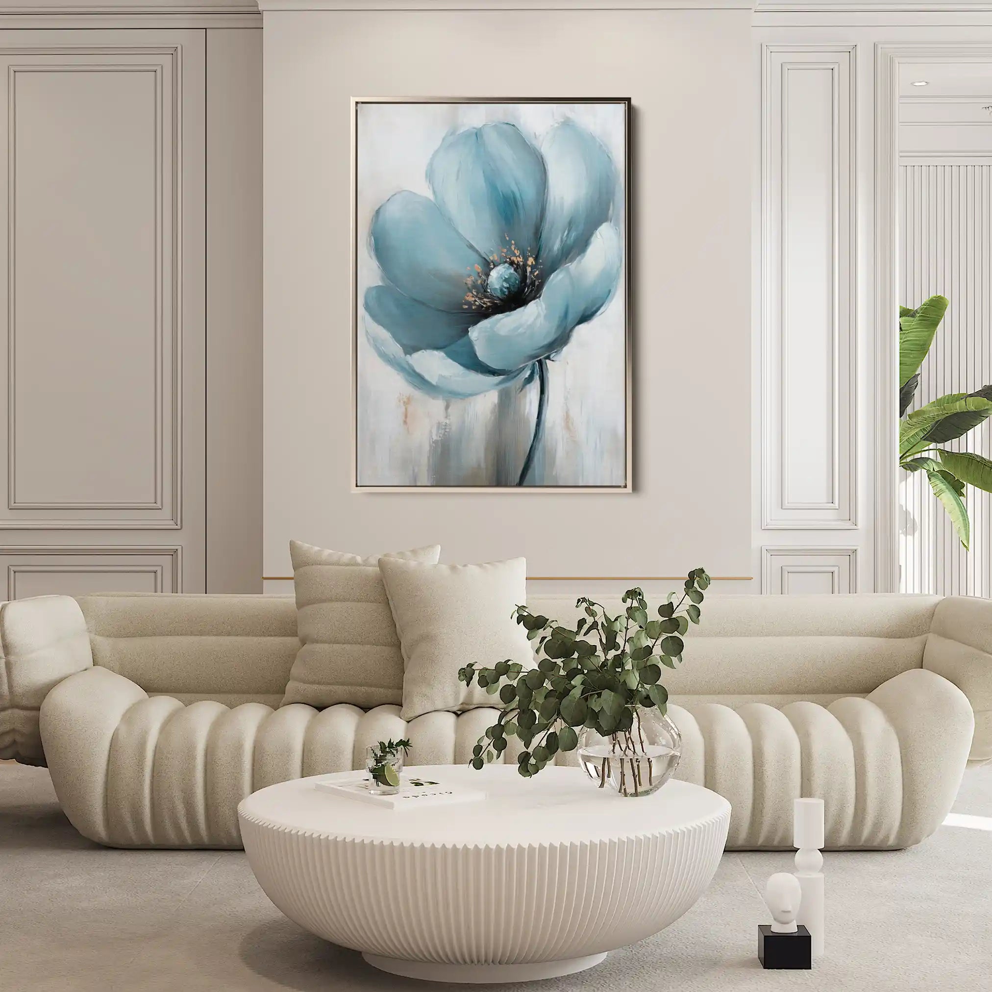 Floral Canvas Wall Art WAD1521-F 90 x 60 cm / Stretched on hidden frame
