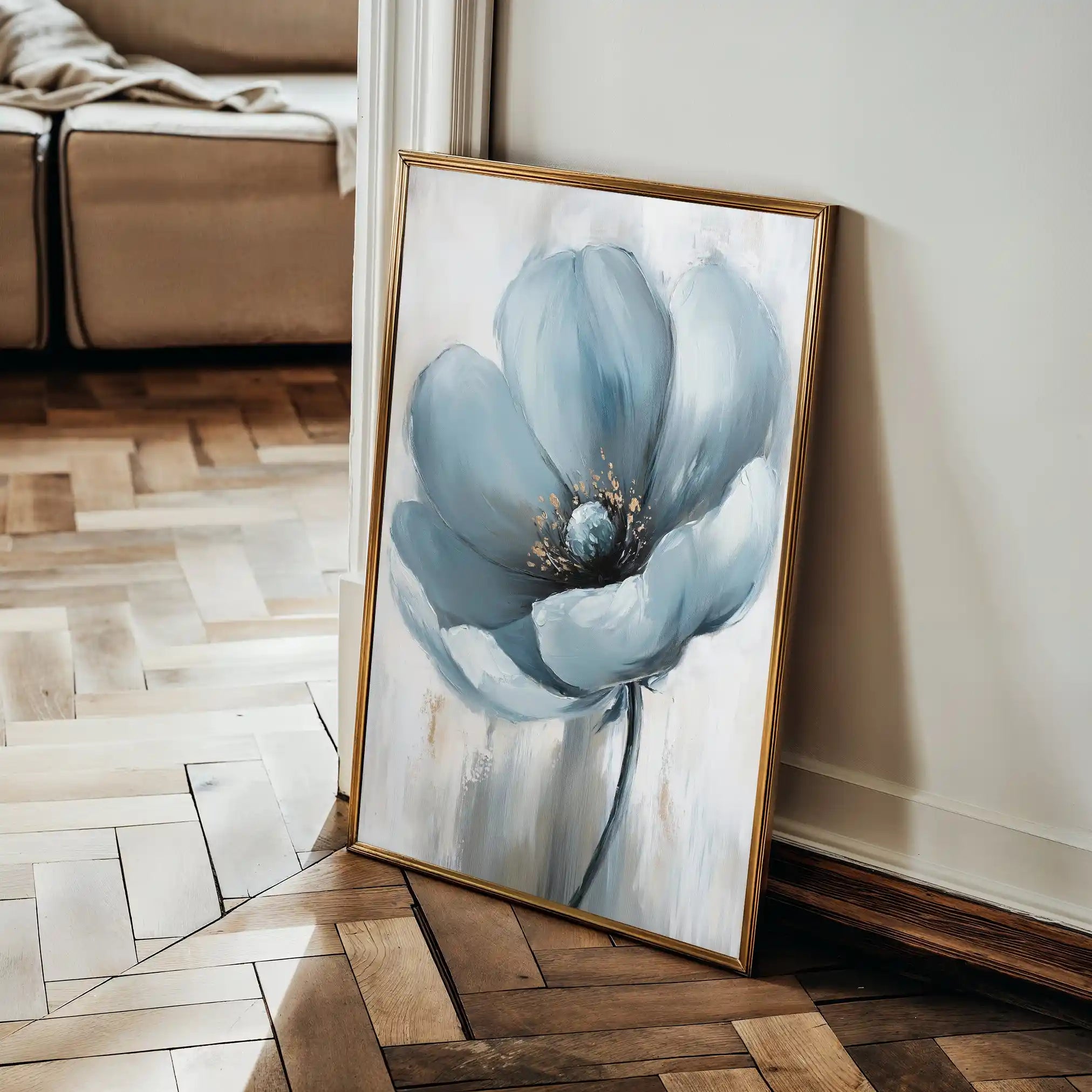 Floral Canvas Wall Art WAD1521-F 90 x 60 cm / Stretched on hidden frame