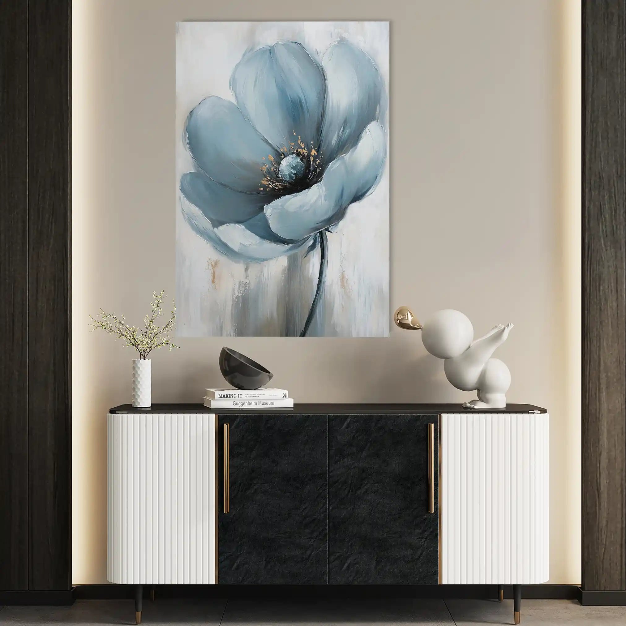 Floral Canvas Wall Art WAD1521-F 90 x 60 cm / Stretched on hidden frame