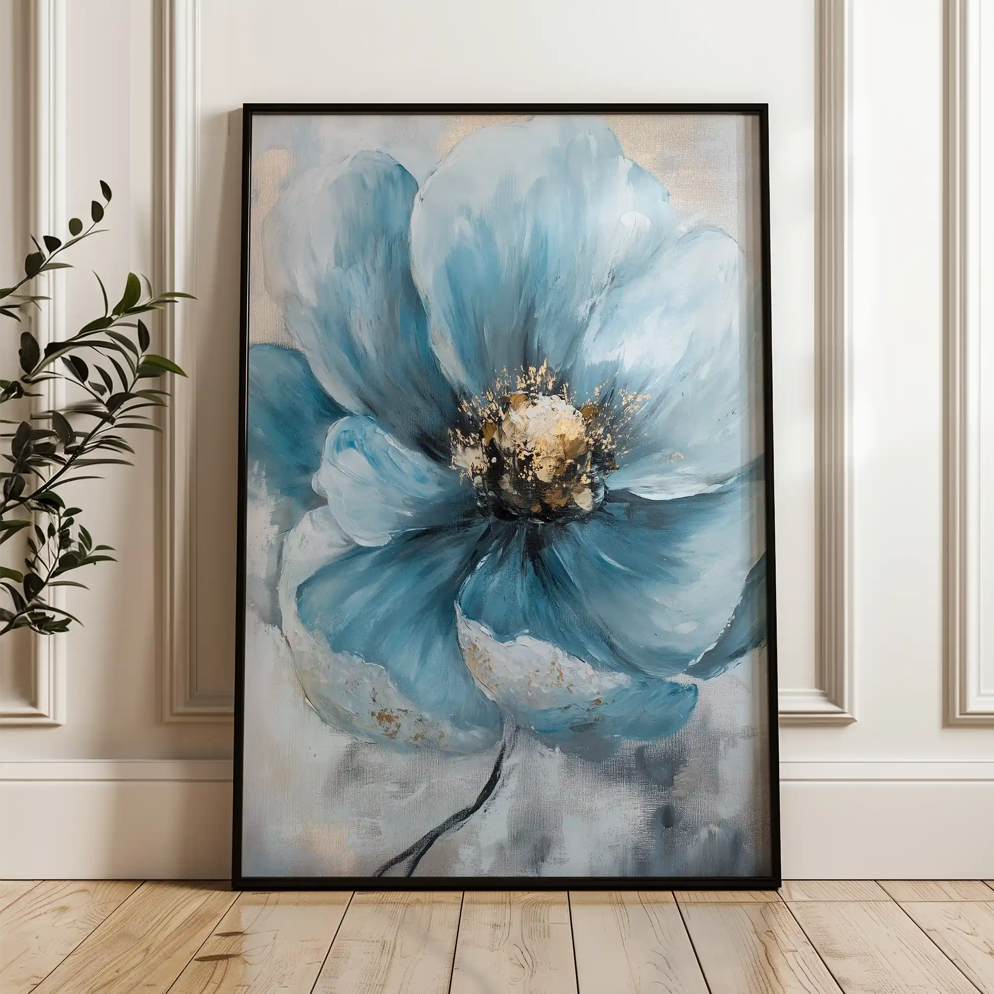Floral Canvas Wall Art WAD1522-F 90 x 60 cm / Stretched on hidden frame