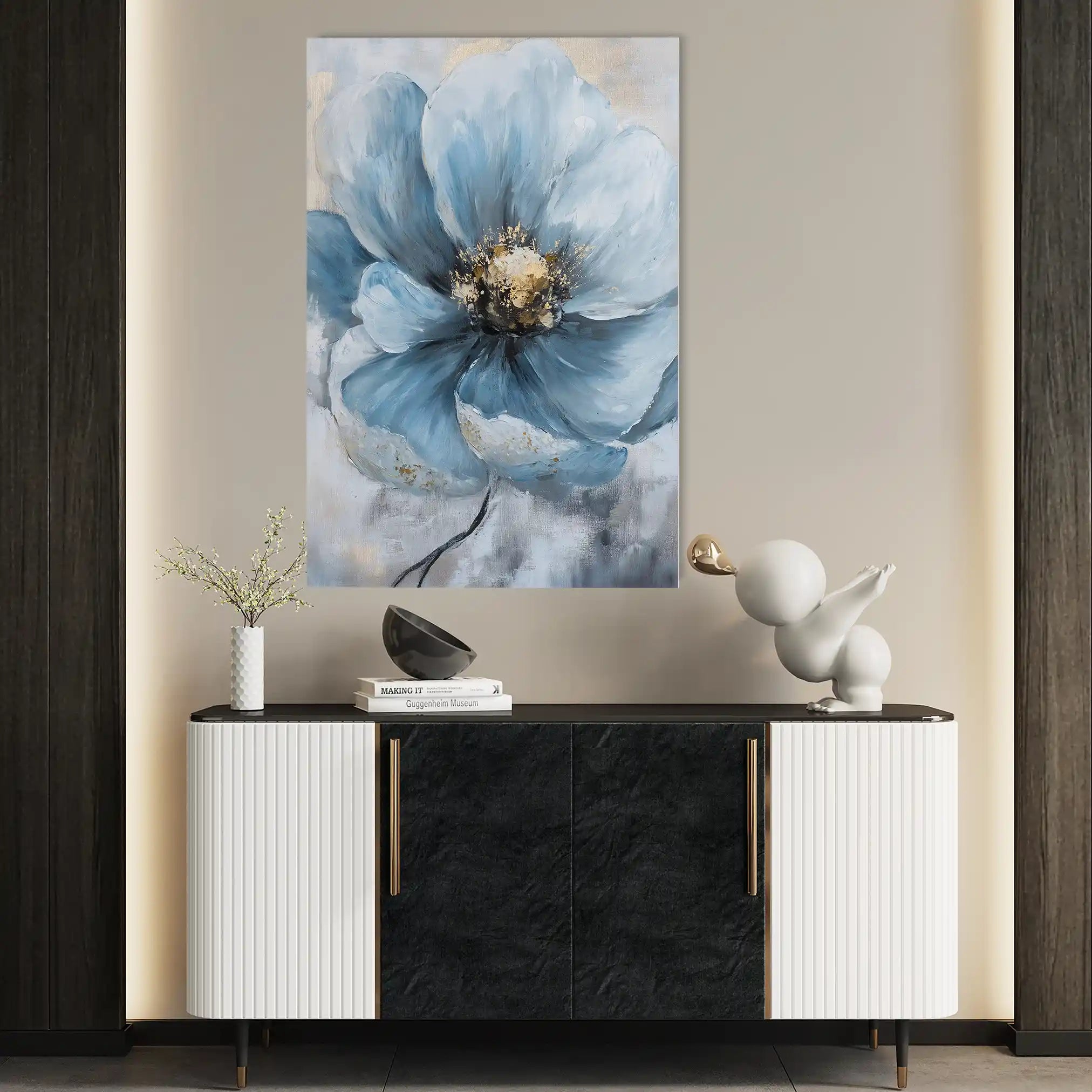 Floral Canvas Wall Art WAD1522-F 90 x 60 cm / Stretched on hidden frame