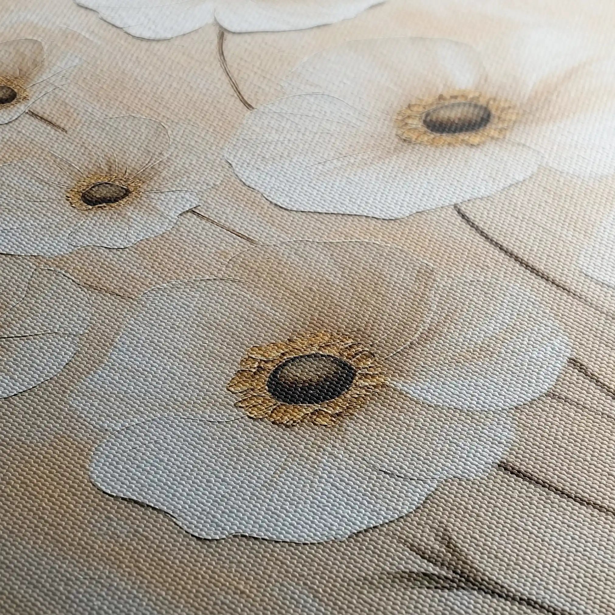 Floral Canvas Wall Art WAD1523-F 90 x 60 cm / Stretched on hidden frame