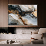 Abstract 1524 Canvas Art 60 x 40 cm / Stretched on hidden frame