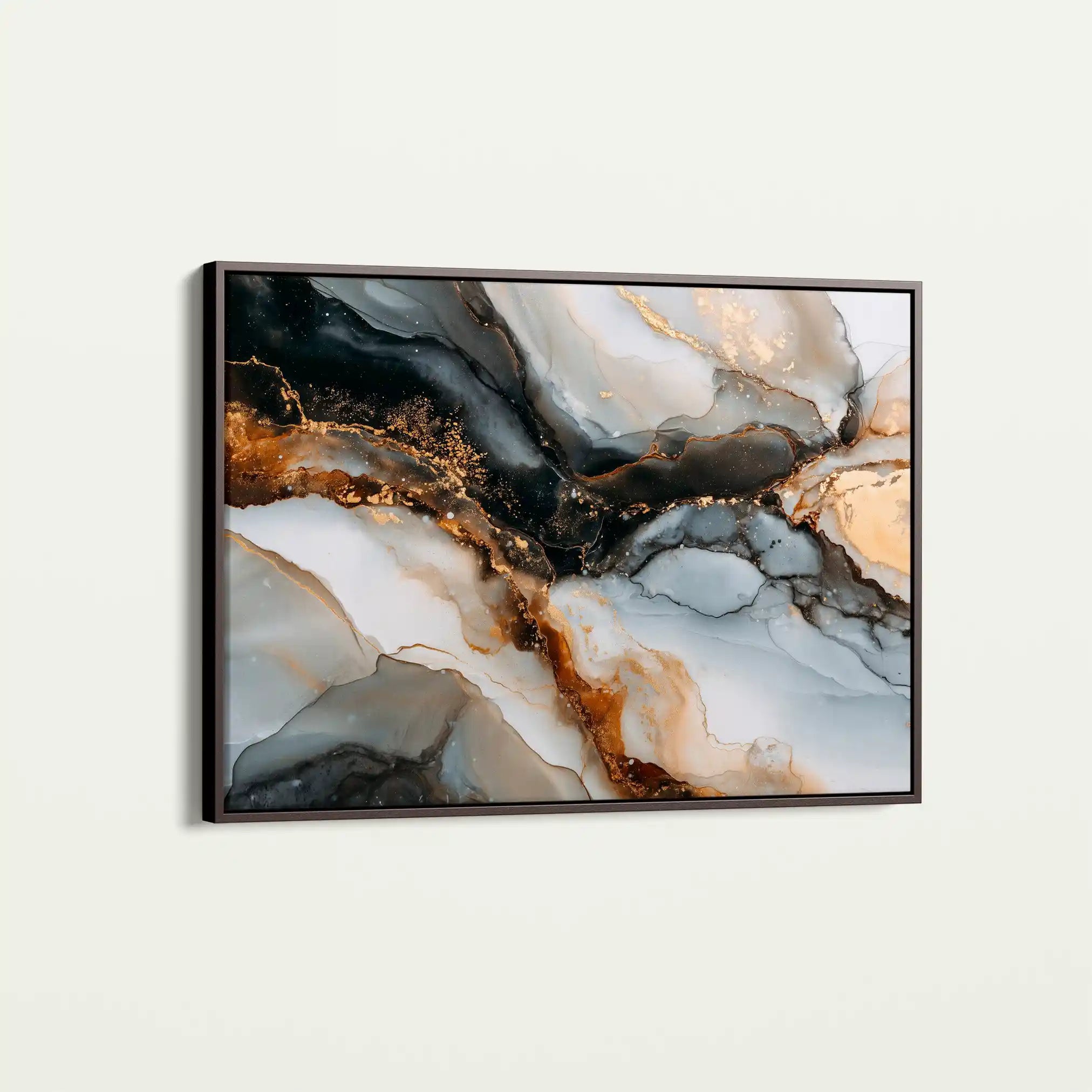 Abstract 1524 Canvas Art 60 x 40 cm / Stretched on hidden frame
