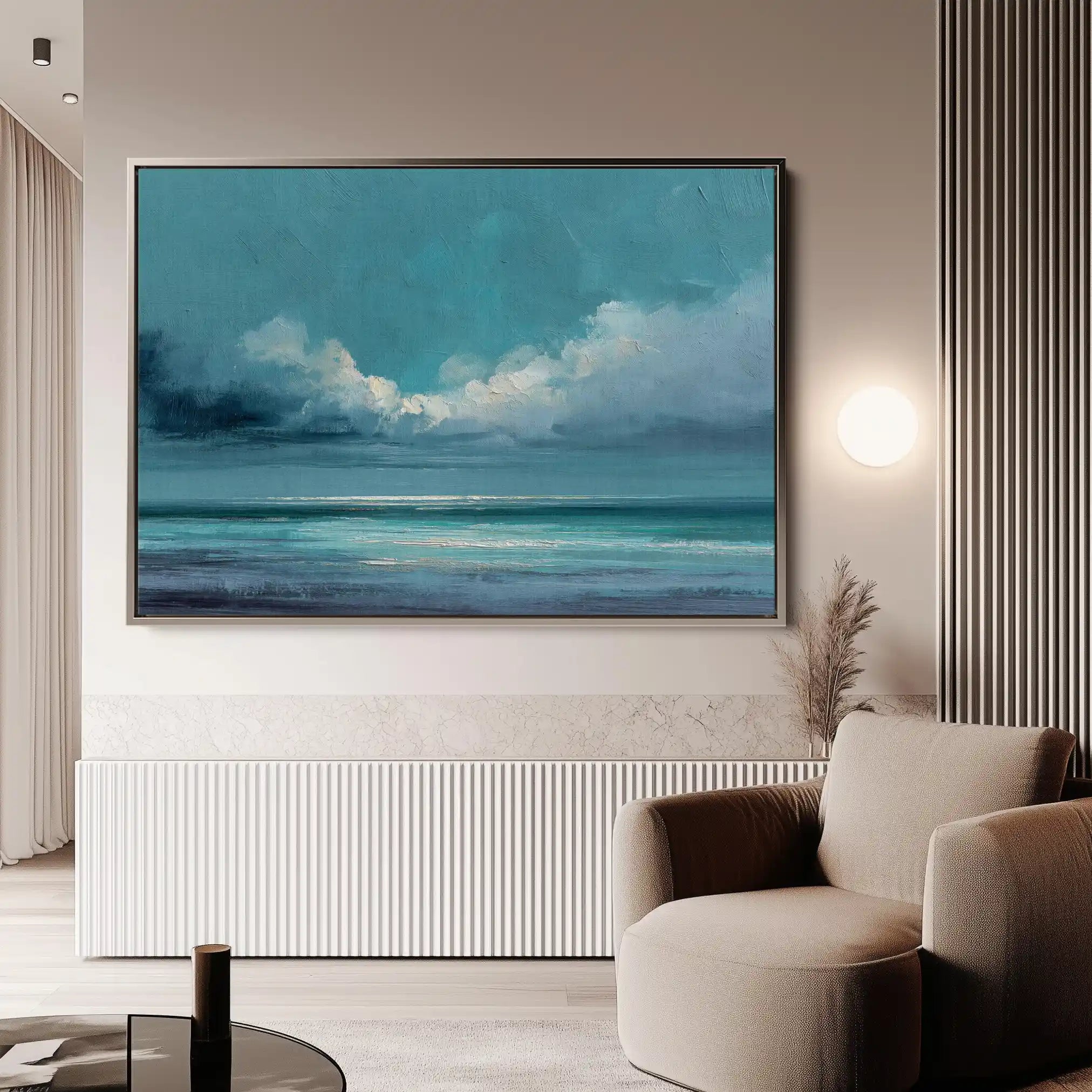 Abstract 1526 Canvas Art 60 x 40 cm / Stretched on hidden frame