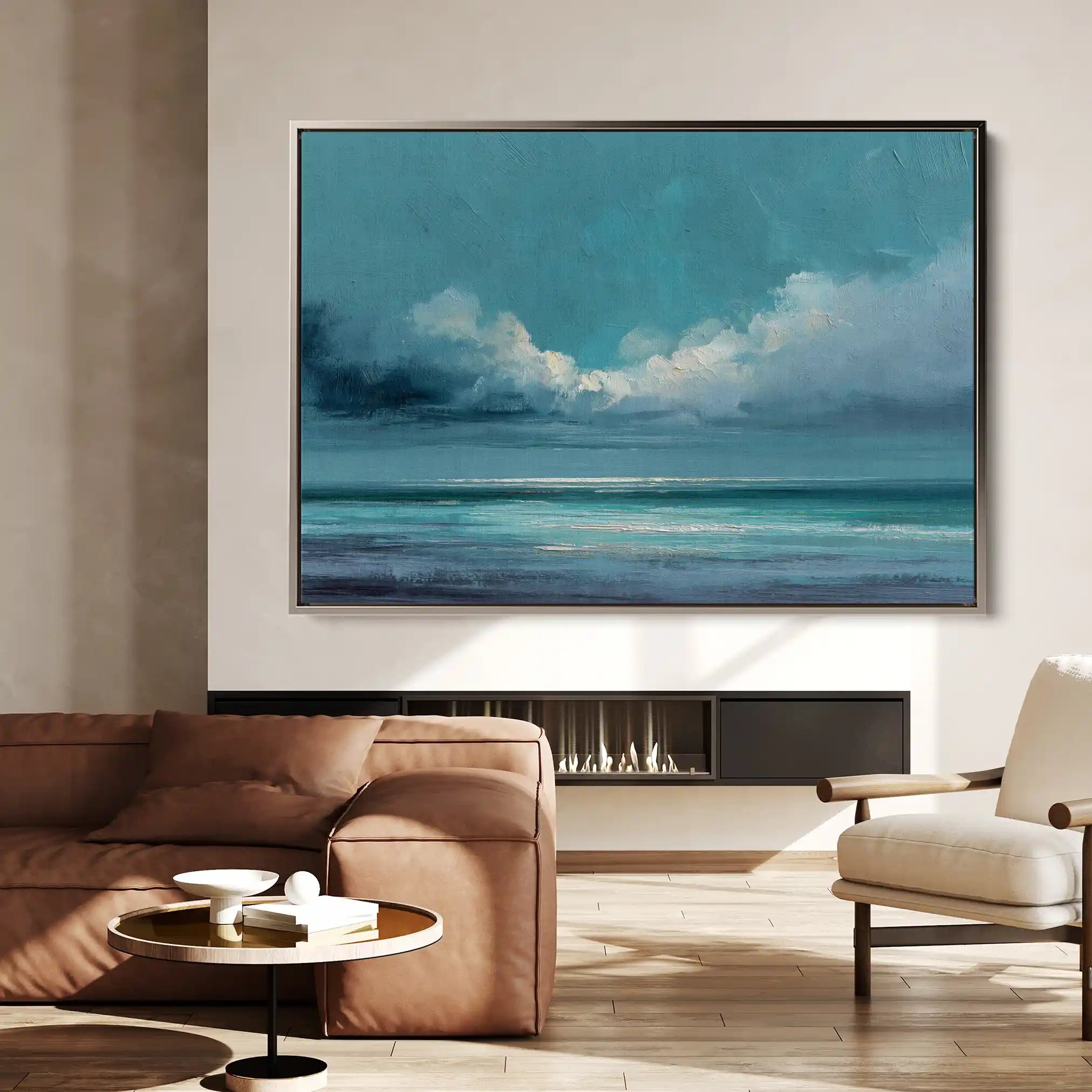 Abstract 1526 Canvas Art 60 x 40 cm / Stretched on hidden frame