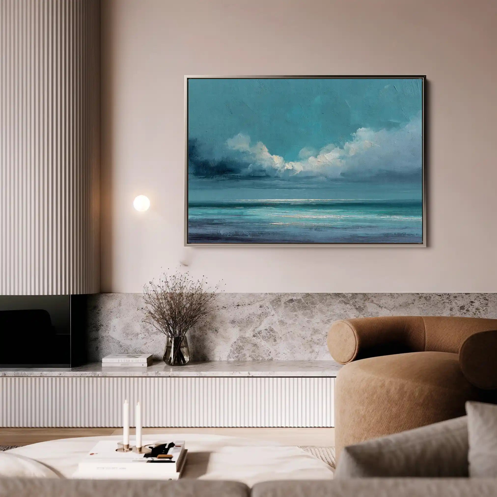 Abstract 1526 Canvas Art 60 x 40 cm / Stretched on hidden frame