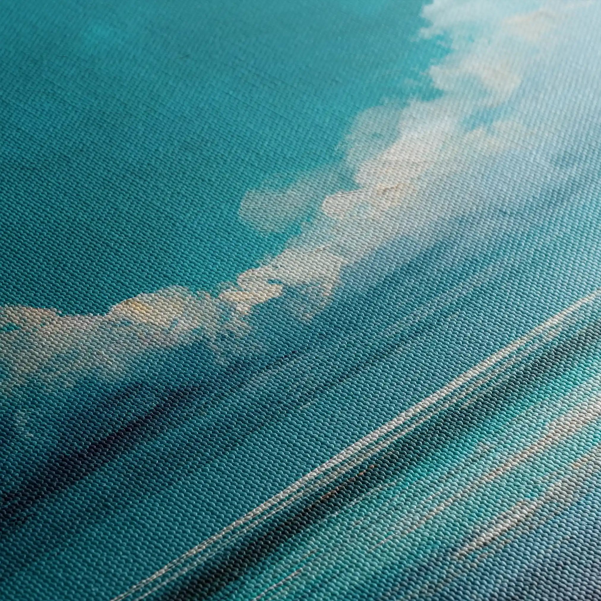 Abstract 1526 Canvas Art 60 x 40 cm / Stretched on hidden frame