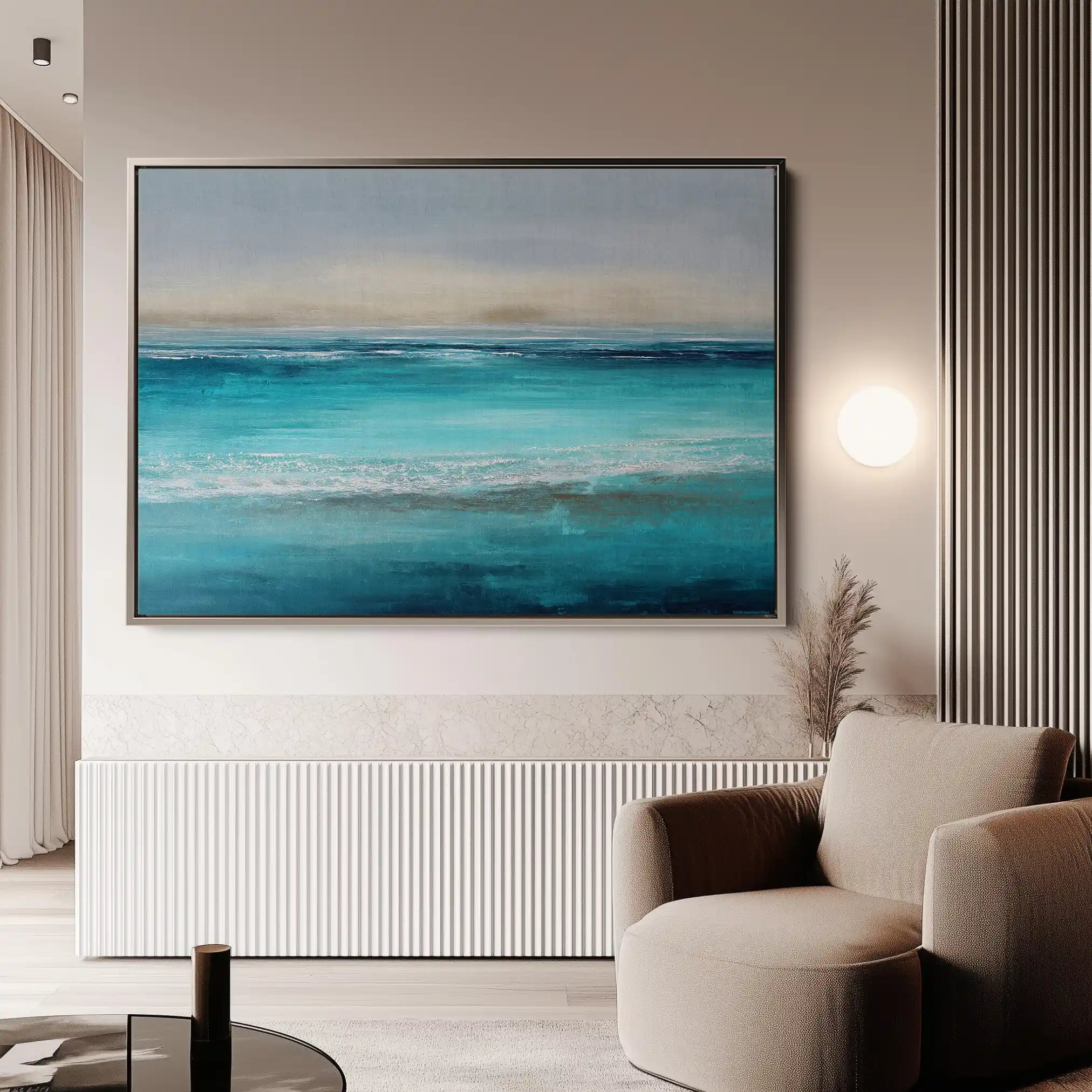 Abstract 1527 Canvas Art 60 x 40 cm / Stretched on hidden frame