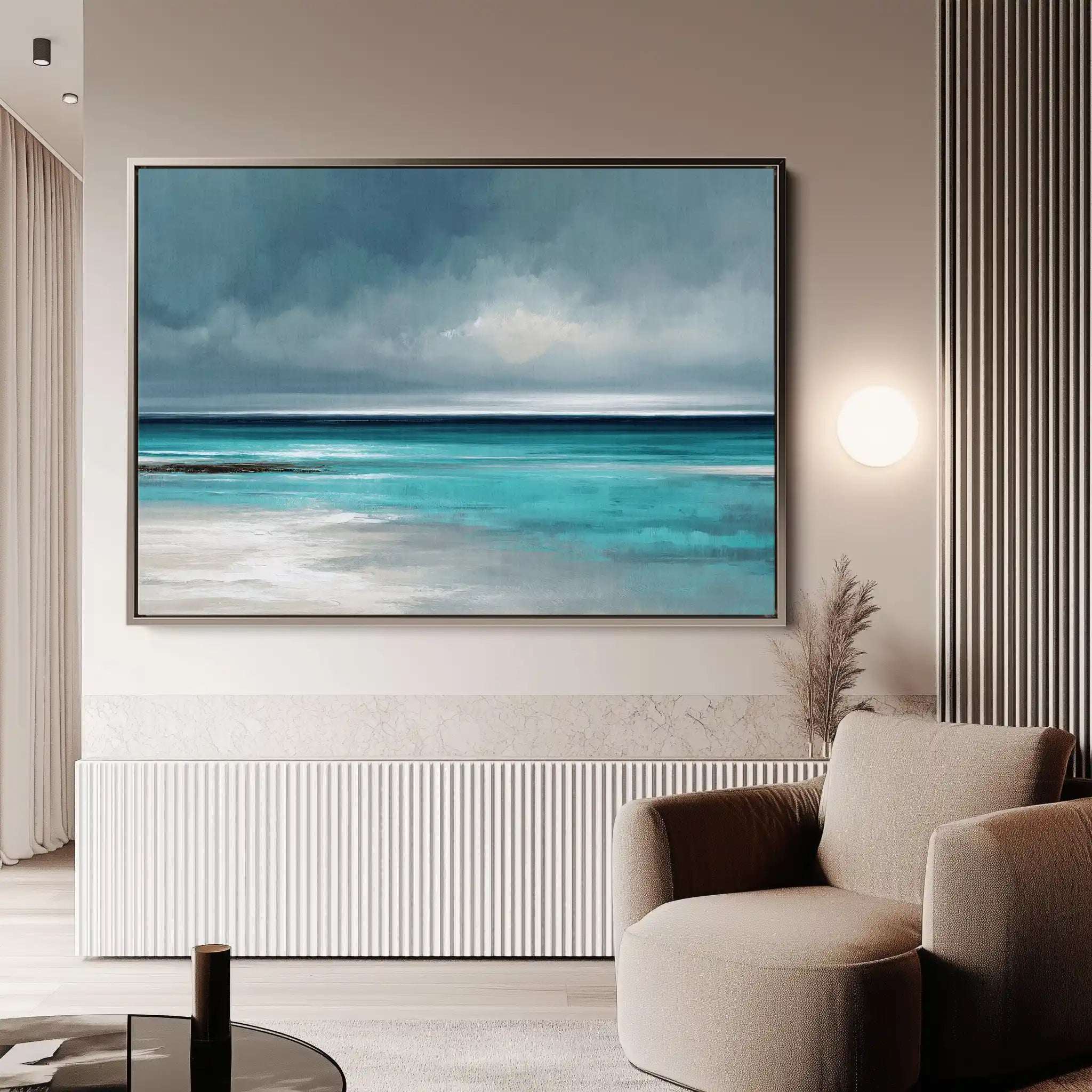 Abstract 1528 Canvas Art 60 x 40 cm / Stretched on hidden frame