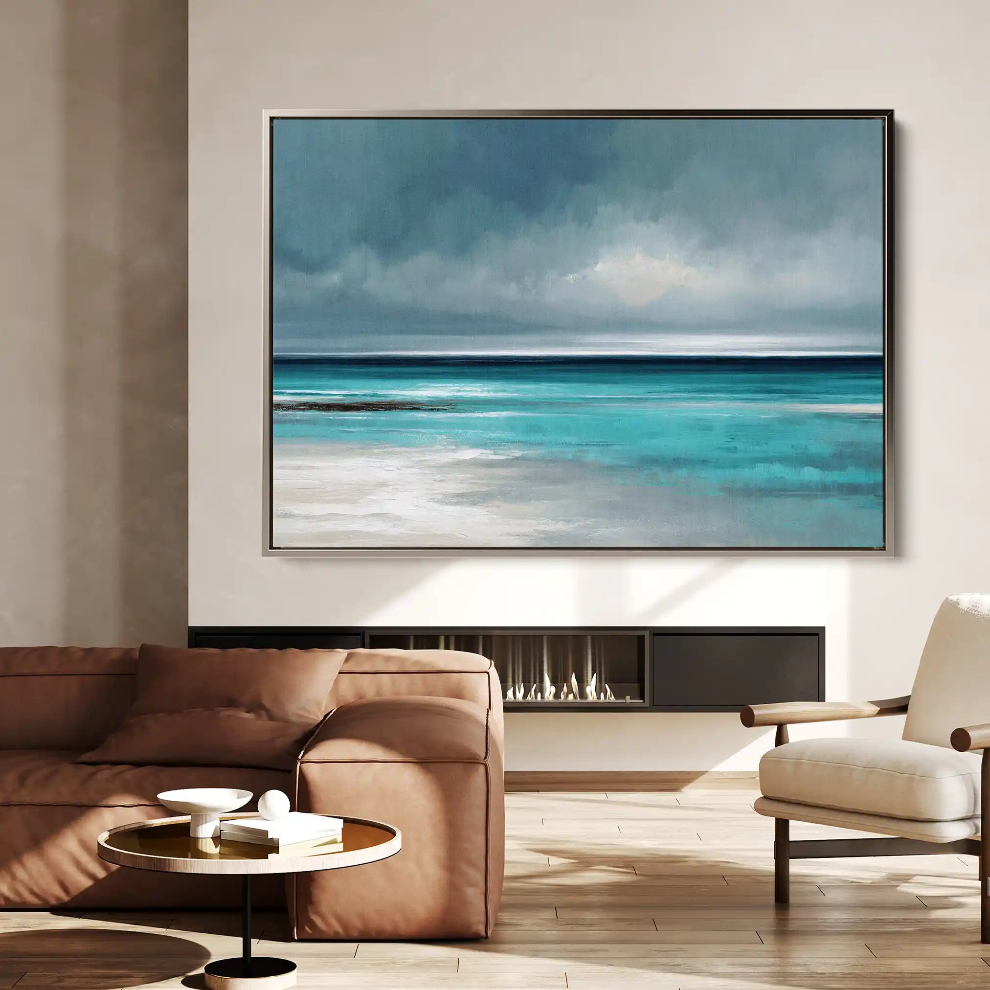 Abstract 1528 Canvas Art 60 x 40 cm / Stretched on hidden frame