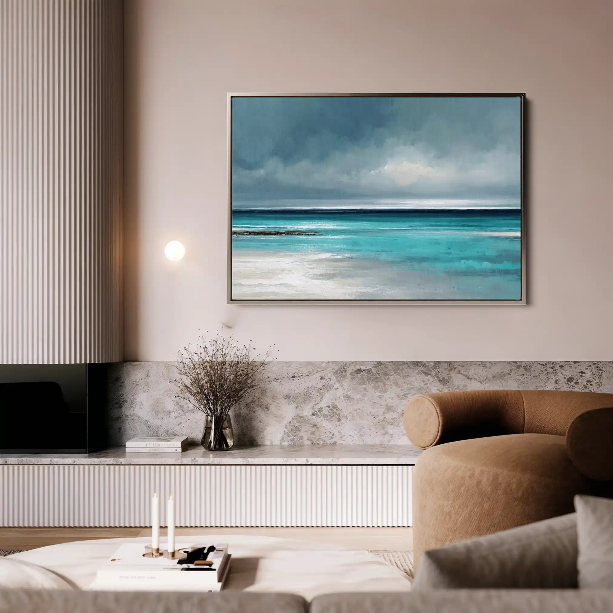 Abstract 1528 Canvas Art 60 x 40 cm / Stretched on hidden frame