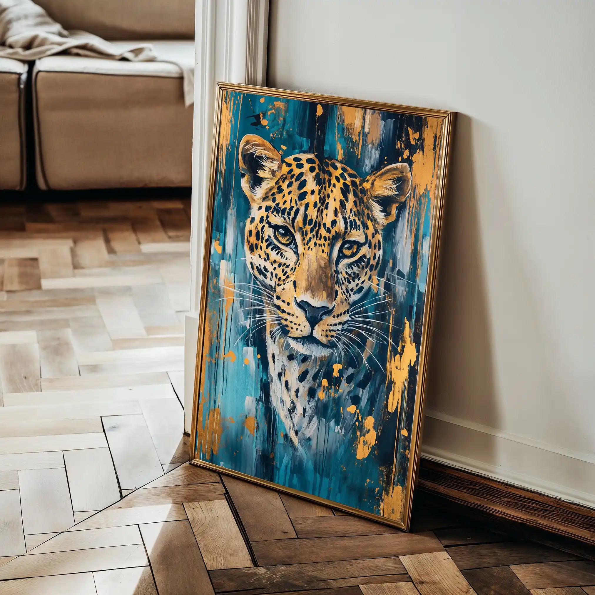 Animals 153 Canvas Art 90 x 60 cm / Stretched on hidden frame