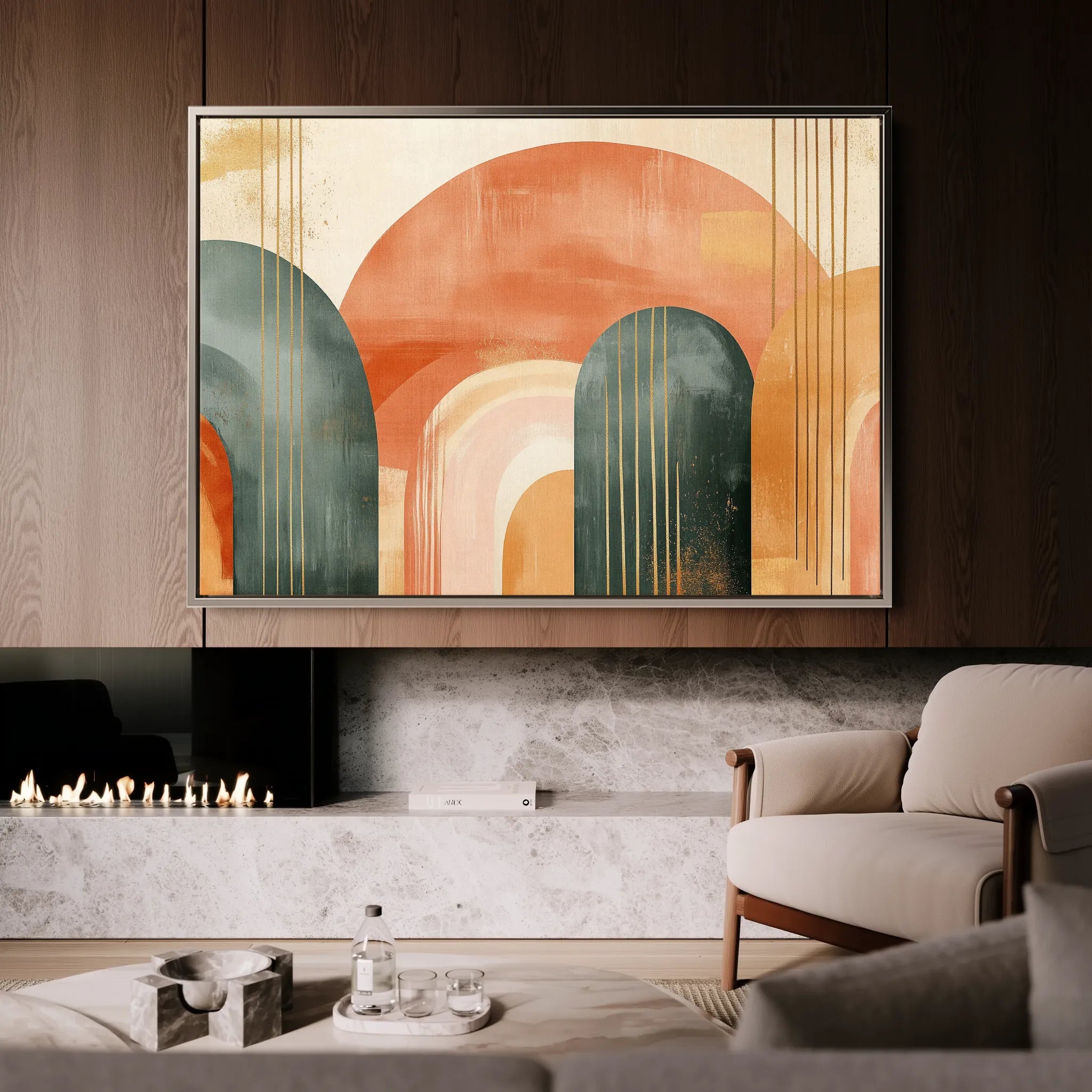 Boho Canvas Wall Art WAD153-BH 90 x 60 cm / Stretched on hidden frame