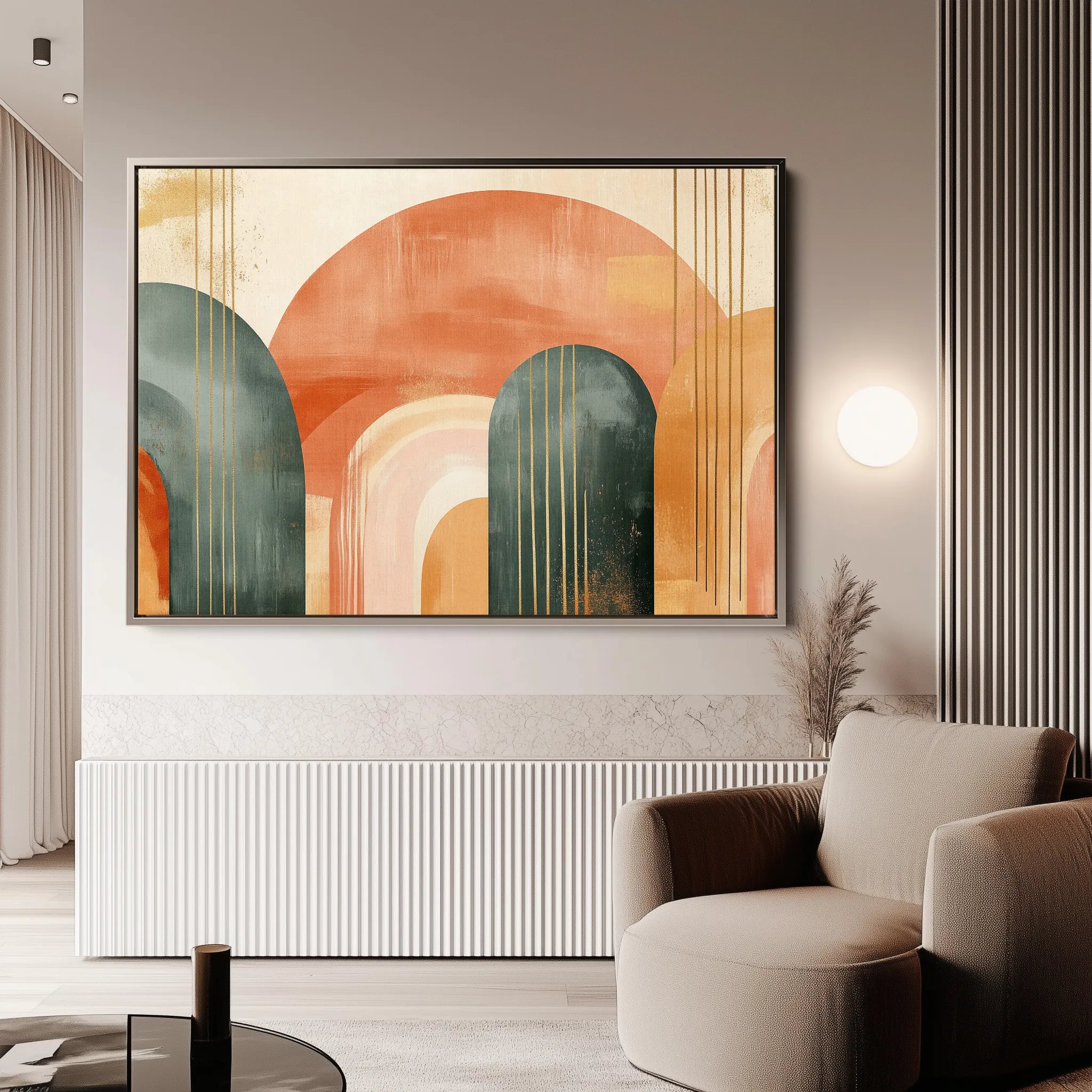 Boho Canvas Wall Art WAD153-BH 90 x 60 cm / Stretched on hidden frame