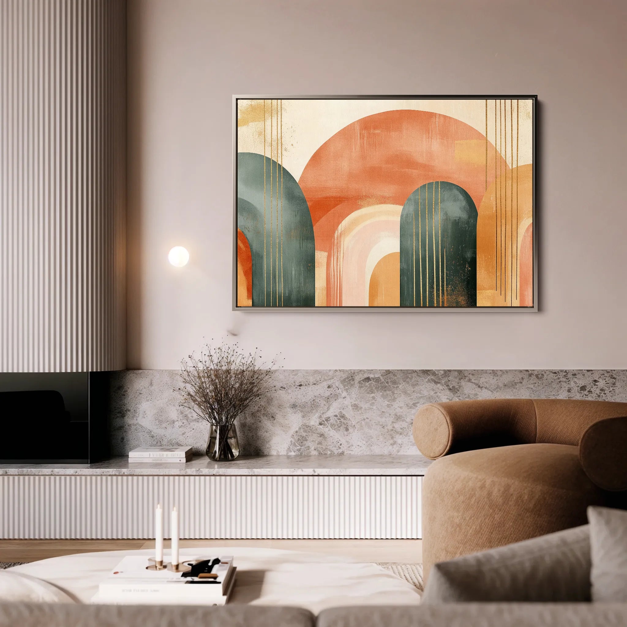 Boho Canvas Wall Art WAD153-BH 90 x 60 cm / Stretched on hidden frame