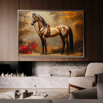 Horses 153 Canvas Art 90 x 60 cm / Stretched on hidden frame