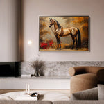 Horses 153 Canvas Art 90 x 60 cm / Stretched on hidden frame