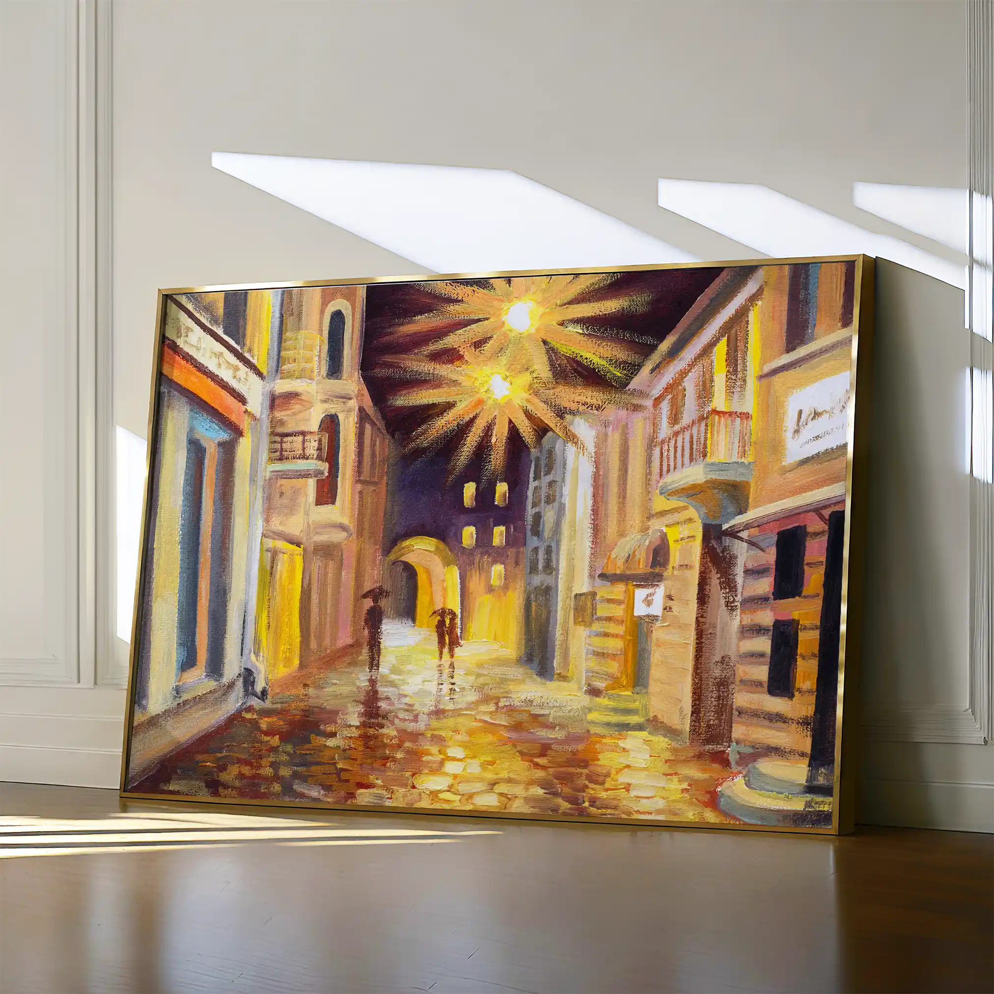 Landscape 153 Canvas Art 90 x 60 cm / Stretched on hidden frame