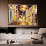 Landscape 153 Canvas Art 90 x 60 cm / Stretched on hidden frame