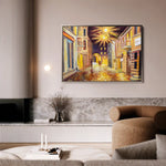 Landscape 153 Canvas Art 90 x 60 cm / Stretched on hidden frame