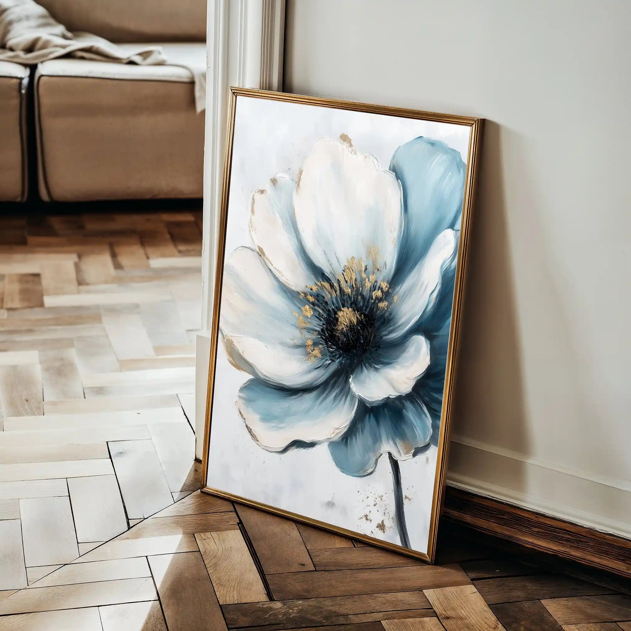 Floral Canvas Wall Art WAD1532-F 90 x 60 cm / Stretched on hidden frame