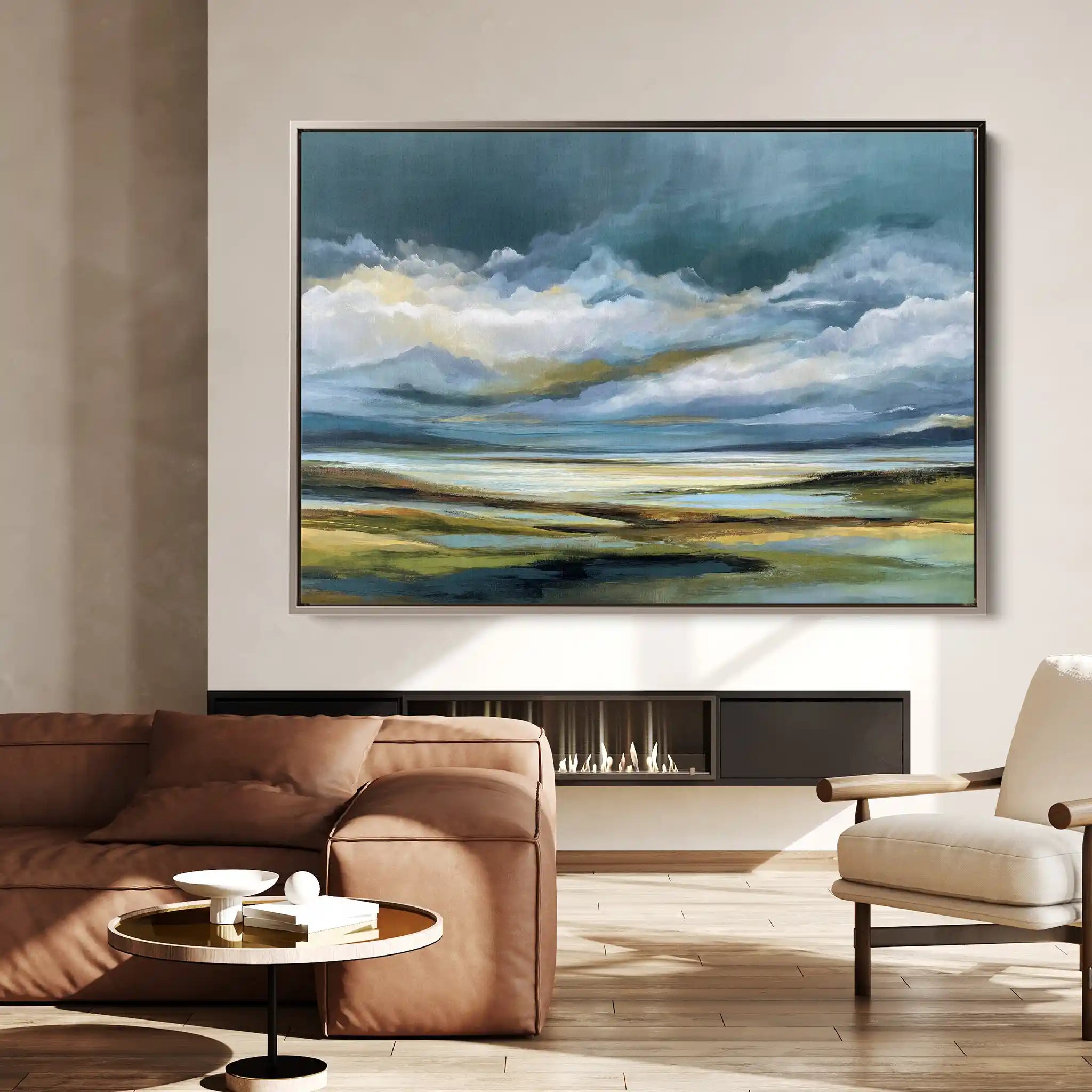 Abstract 1533 Canvas Art 60 x 40 cm / Stretched on hidden frame