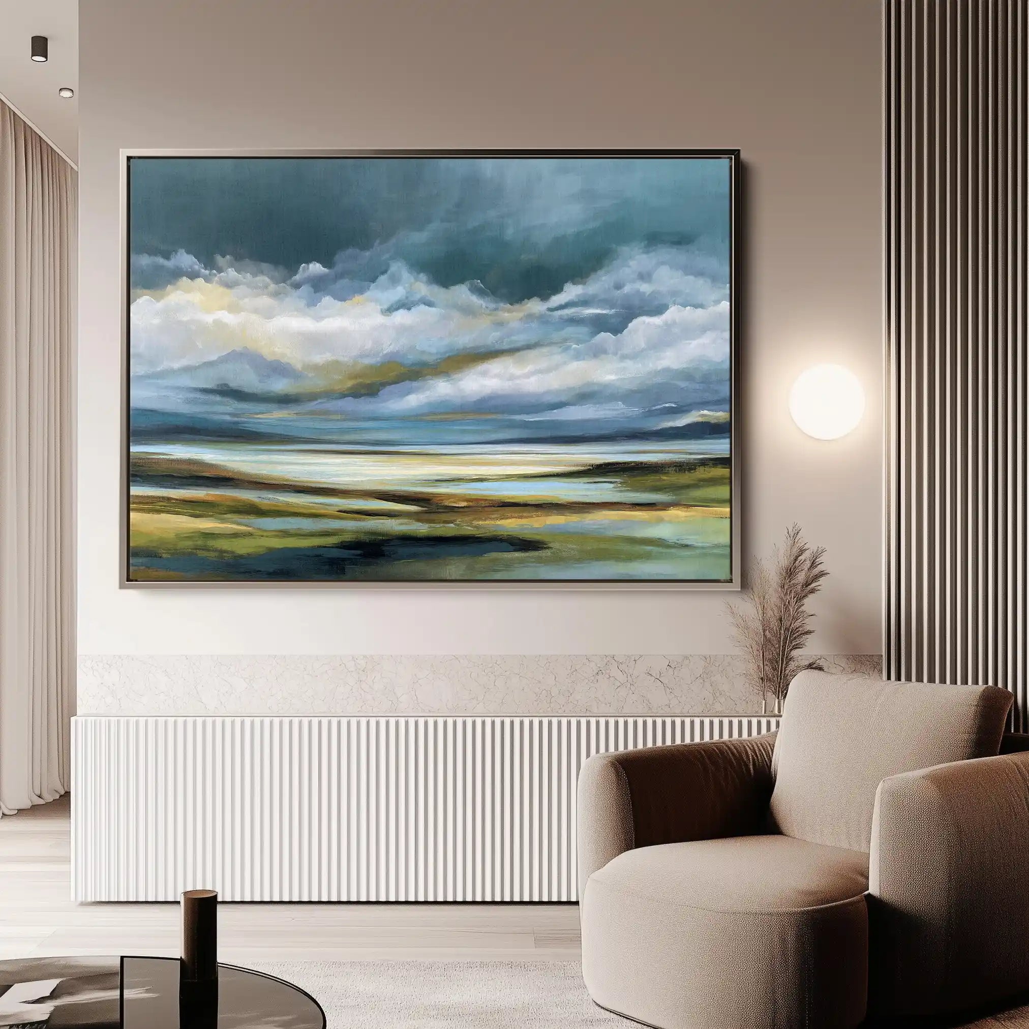 Abstract 1533 Canvas Art 60 x 40 cm / Stretched on hidden frame