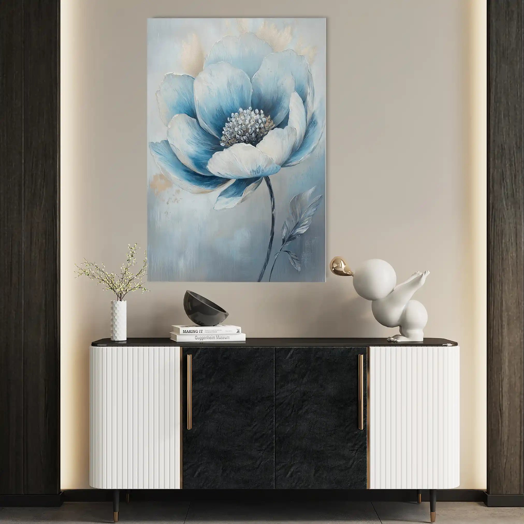 Floral Canvas Wall Art WAD1533-F 90 x 60 cm / Stretched on hidden frame