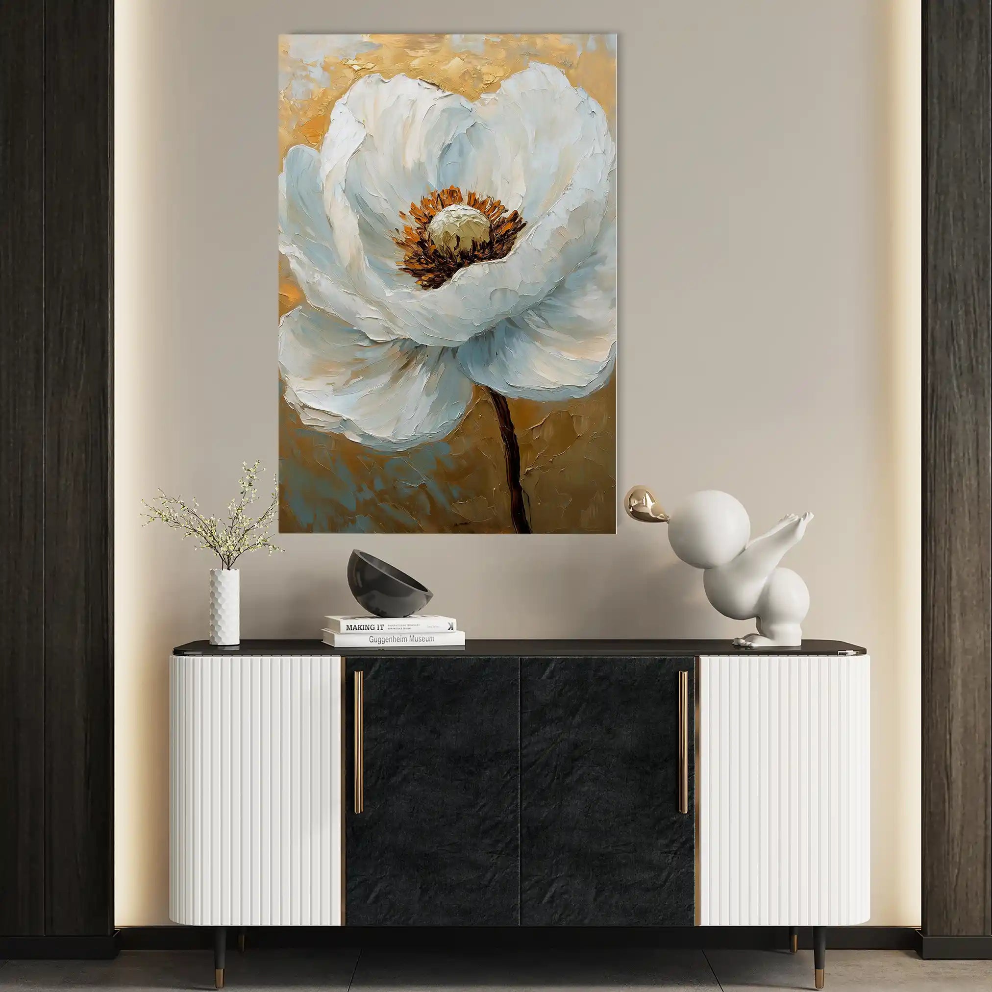 Floral Canvas Wall Art WAD1534-F 90 x 60 cm / Stretched on hidden frame