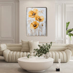 Floral Canvas Wall Art WAD1535-F 90 x 60 cm / Stretched on hidden frame