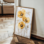 Floral Canvas Wall Art WAD1535-F 90 x 60 cm / Stretched on hidden frame