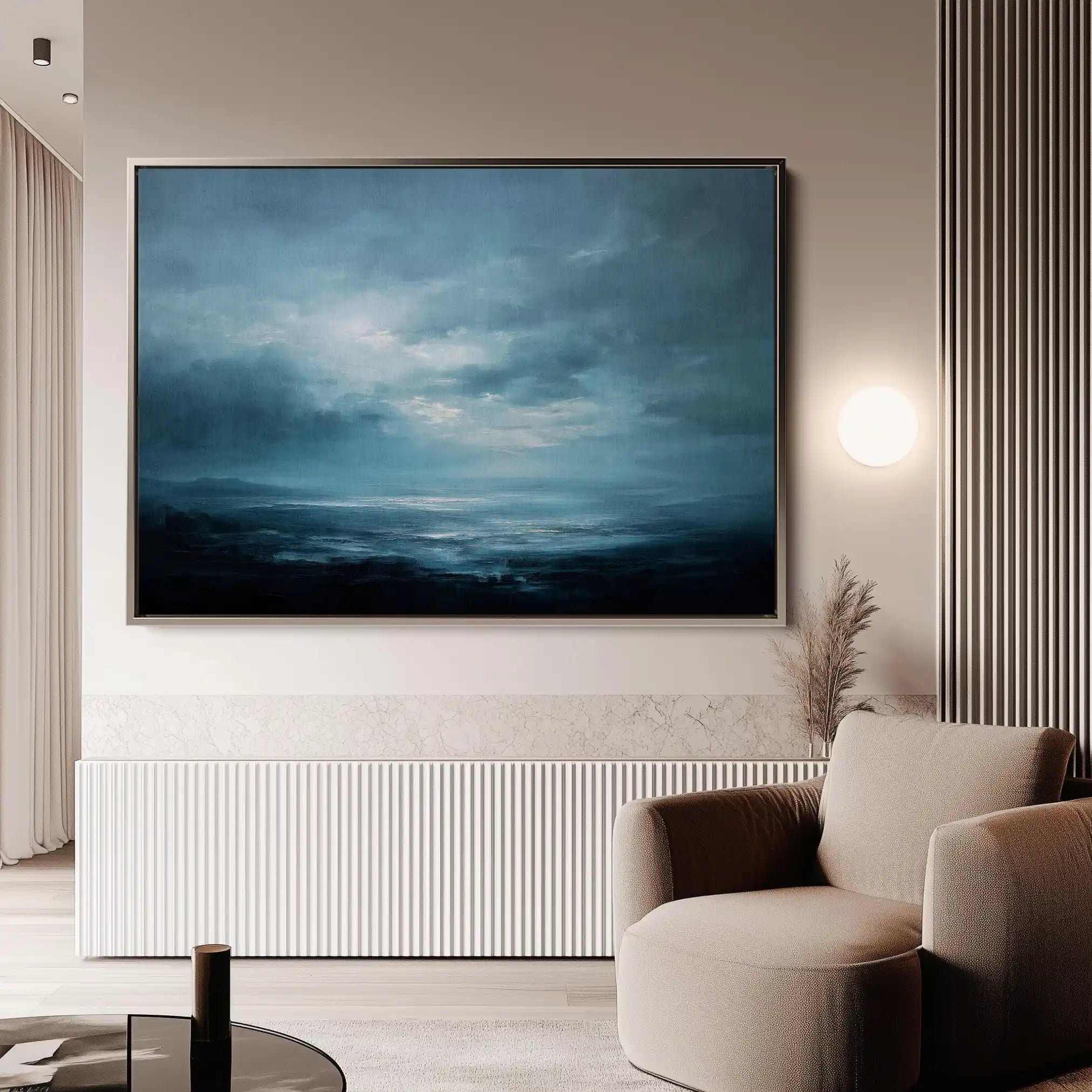 Abstract 1536 Canvas Art 60 x 40 cm / Stretched on hidden frame