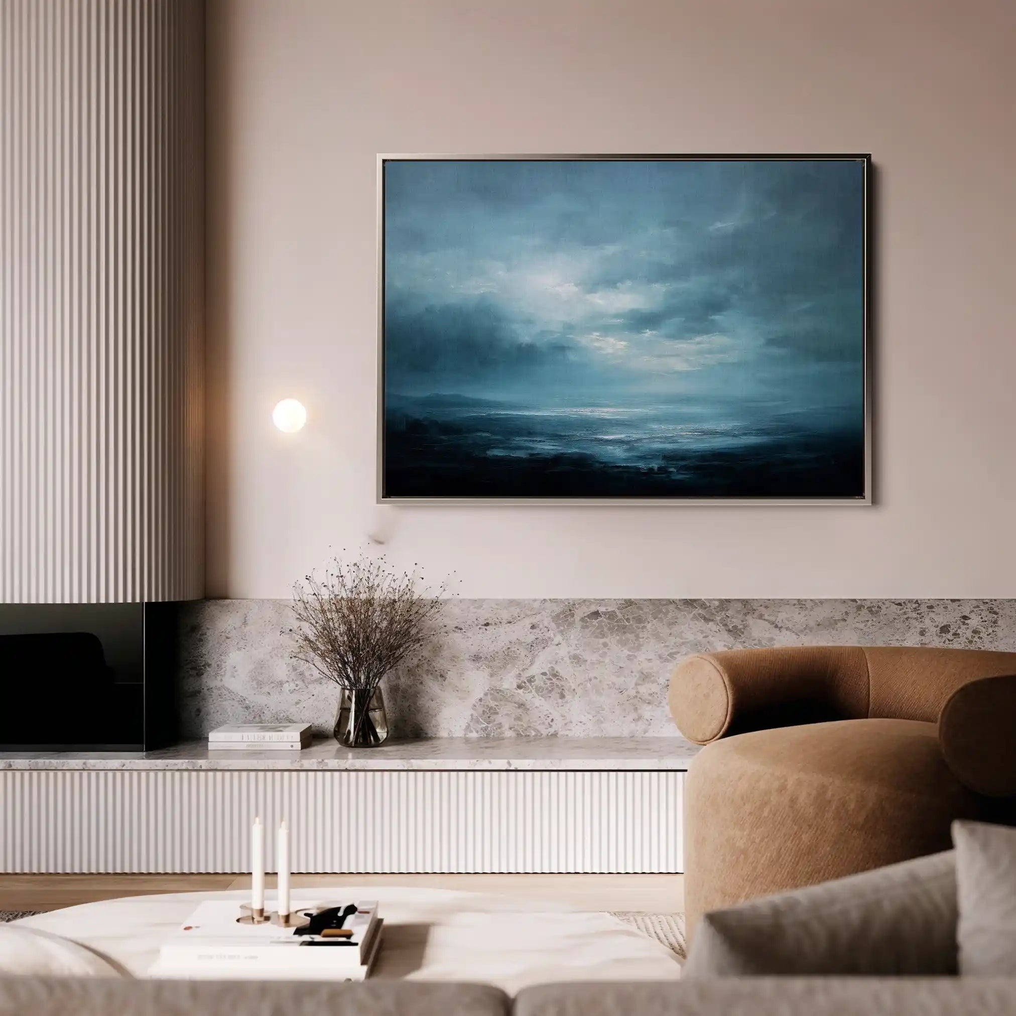 Abstract 1536 Canvas Art 60 x 40 cm / Stretched on hidden frame