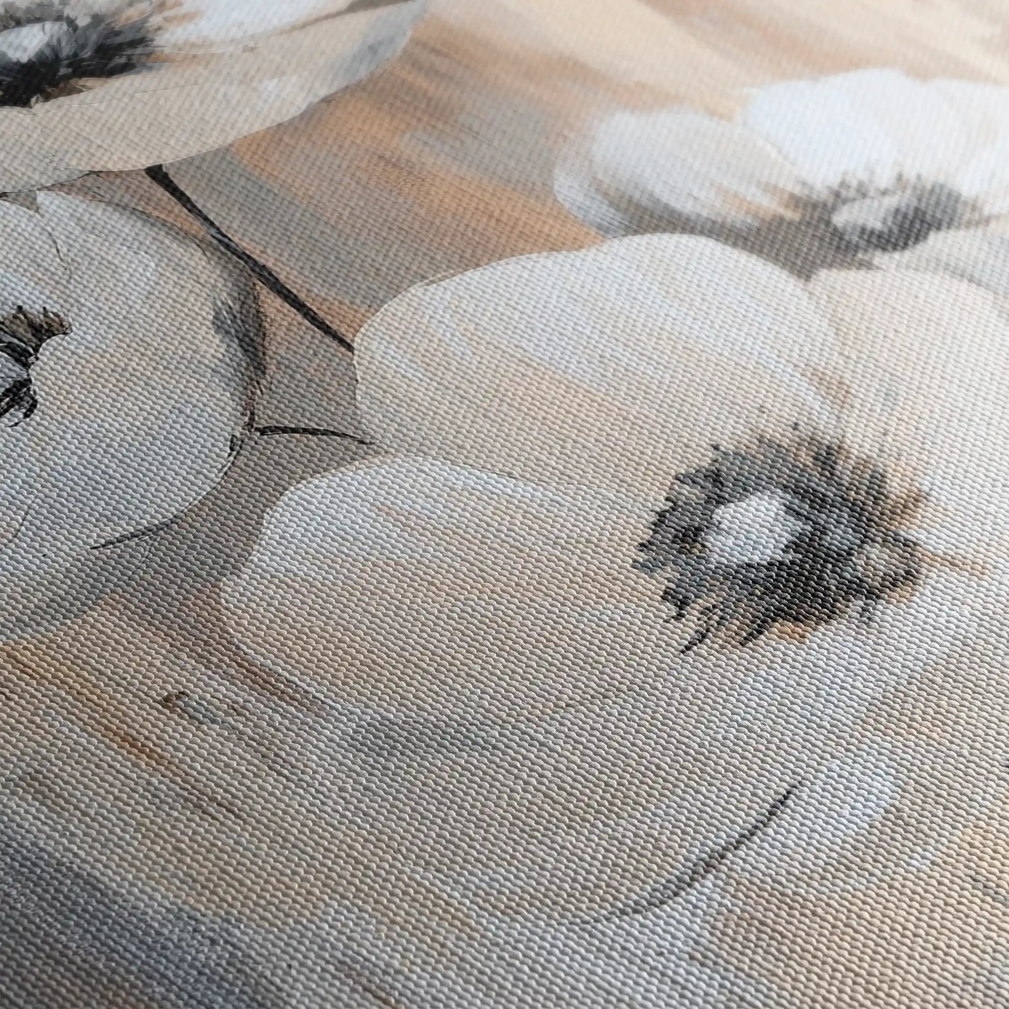 Floral Canvas Wall Art WAD1536-F 90 x 60 cm / Stretched on hidden frame