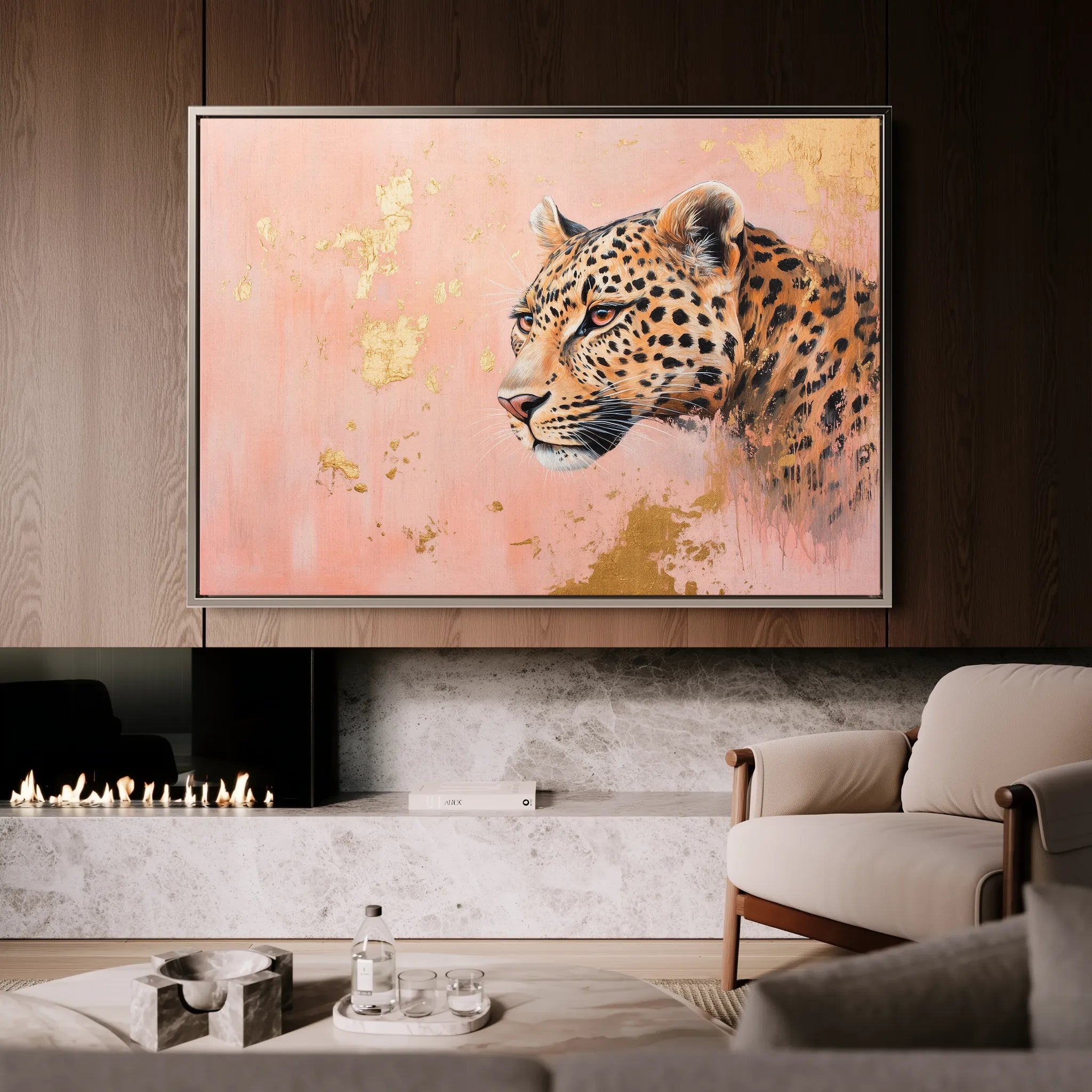 Animals Canvas Wall Art WAD154-AN 90 x 60 cm / Stretched on hidden frame