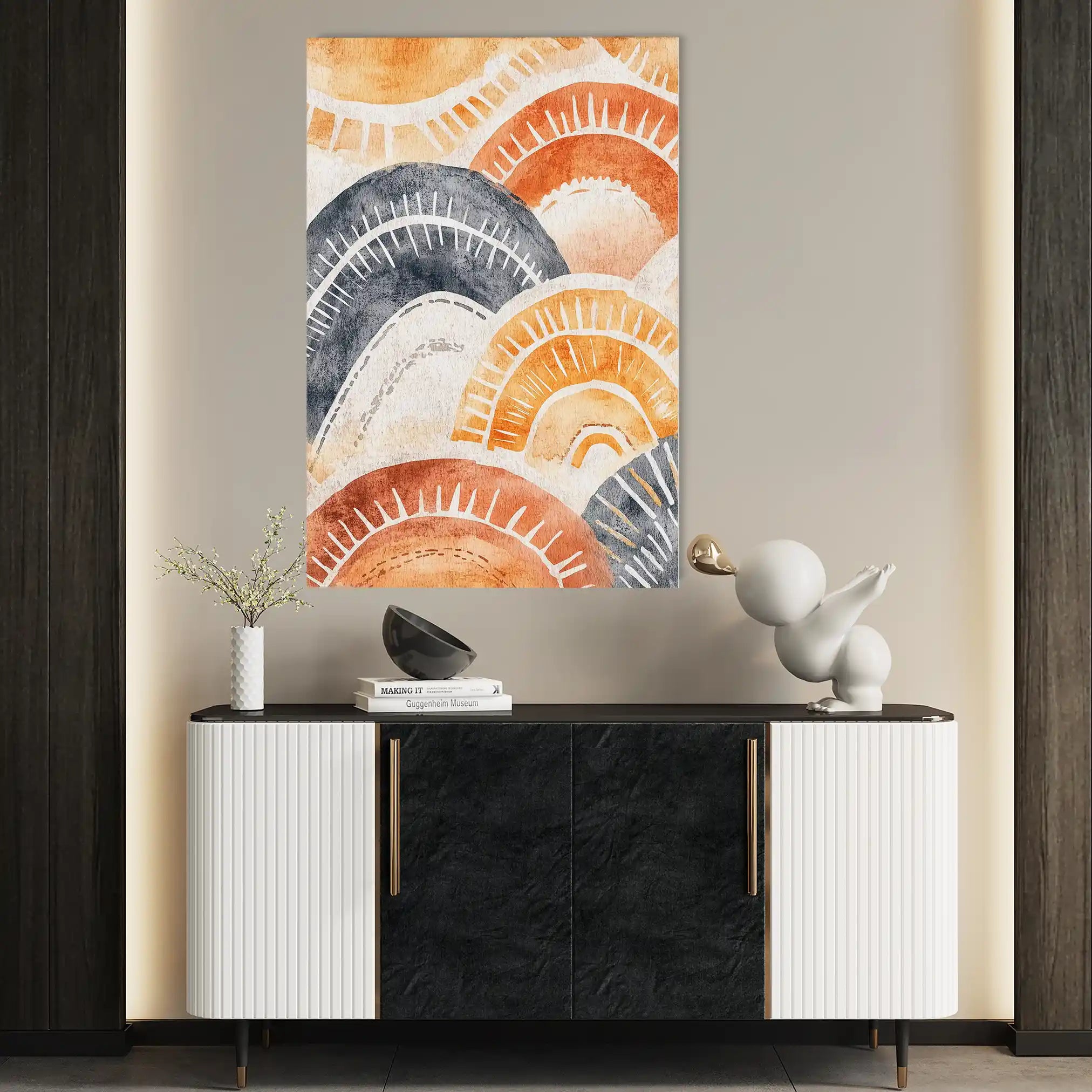 Boho 154 Canvas Art 90 x 60 cm / Stretched on hidden frame