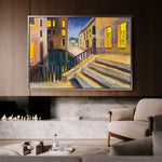 Landscape 154 Canvas Art 90 x 60 cm / Stretched on hidden frame