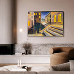 Landscape 154 Canvas Art 90 x 60 cm / Stretched on hidden frame