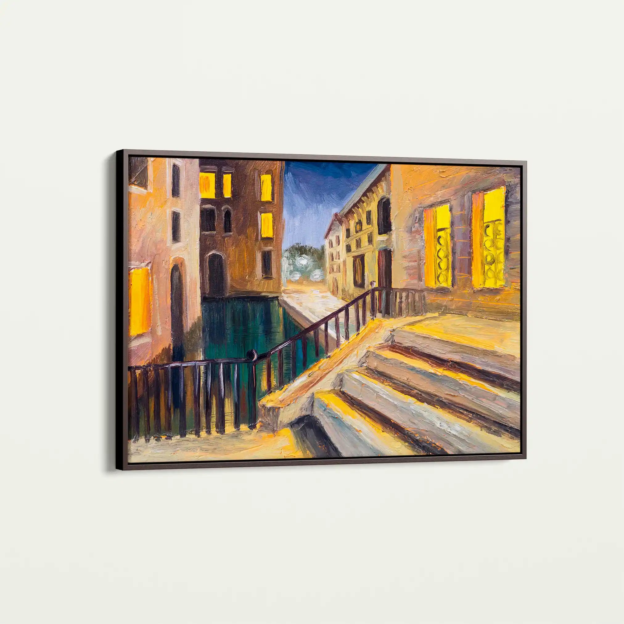 Landscape 154 Canvas Art 90 x 60 cm / Stretched on hidden frame